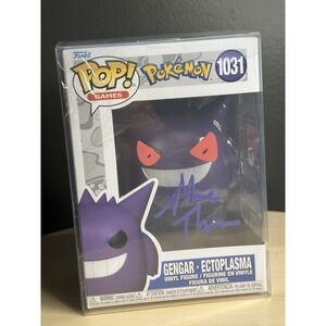 Pokémon Gender Ectoplasma Funko Pop Autographed by Marc Thompson #1031 in case